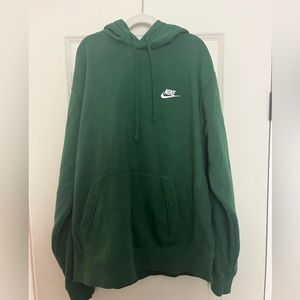 Nike hooded sweatshirt. Men’s medium greeen